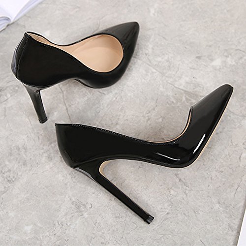 Zapatos de tacón alto con puntera cerrada para mujer de la marca Ochenta, color, talla 36 2/3