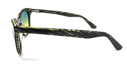 Zen Barcelona - Gafas de sol para mujer Z360, color negro, amarillo y verde, 2 unidades