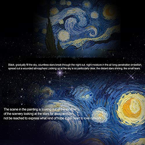 ACECITY Decoración del kit de pintura de arte, 5D DIY starry sky diamond painting rhinestone art painting starry sky night kit inicio decoración de la pared accesorios de regalo