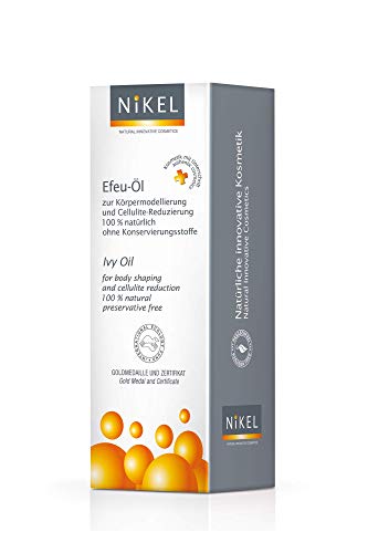 Aceite de hiedra para moldear el cuerpo y reducir la celulitis; 100% natural, sin conservantes.