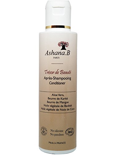 Acondicionador, Bio nourissant y protector Ashana.B Paris con Aloe Vera, Karité, Mangue, Baobab y nuez de coco