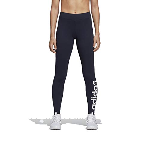 adidas Originals W E Lin - Mallas para Mujer, Mujer, Ajustado, FRU81, Tinta/Blanco, X-Small/A