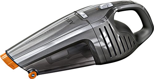 AEG HX6-35TM Aspiradora de Mano Sin Cable Sin Bolsa, Cepillo Extensible XL, hasta 35 Minutos, 78dB de Ruido, 2 Velocidades, Ciclónica, Depósito 0.5L,Gris