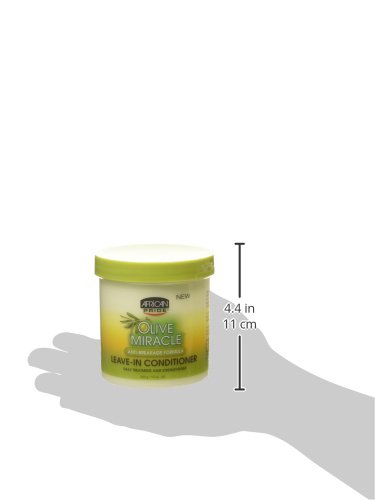 African Pride Olive Miracle Leave-In Conditioner 15oz Jar