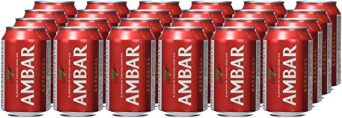 Ambar Cerveza Lata 52º - Paquete de 24 botellas de 33 - Total 792 cl