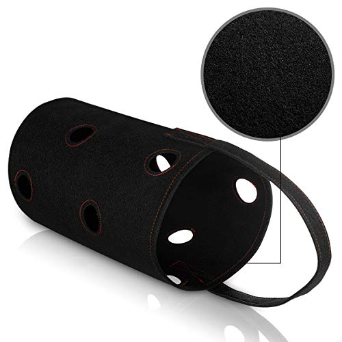 ANBET 2 PCS Bolsas para Plantar Fresas, Bolsa de Cultivo de macetas con Fresas Colgantes de Fieltro con 11 Agujeros con 1 par de Guantes para Plantas/Hierbas/Flores