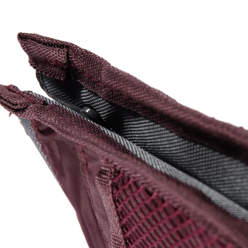 Anladia Organizadores de bolso para Los Bolsos con Asa Corta Divisiones Cierre Color Granate