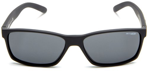 Arnette Slickster gafas de sol, Black Rubber, 58 para Hombre