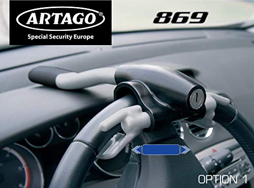 ARTAGO 869ART Barra Antirrobo Coche Volante Salpicadero, Reforzado, Universal
