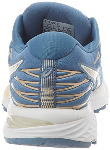 Asics Gel-Cumulus 21, Running Shoe para Mujer, Hilo Gris/champán, 37 EU