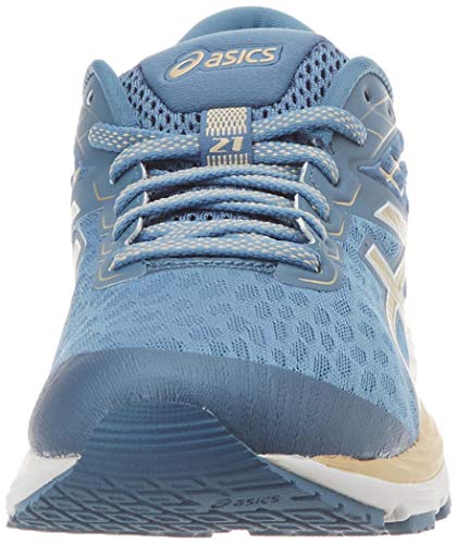 Asics Gel-Cumulus 21, Running Shoe para Mujer, Hilo Gris/champán, 37 EU
