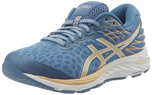 Asics Gel-Cumulus 21, Running Shoe para Mujer, Hilo Gris/champán, 37 EU