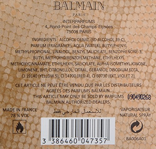 Balmain Extatic Agua de perfume Vaporizador 90 ml