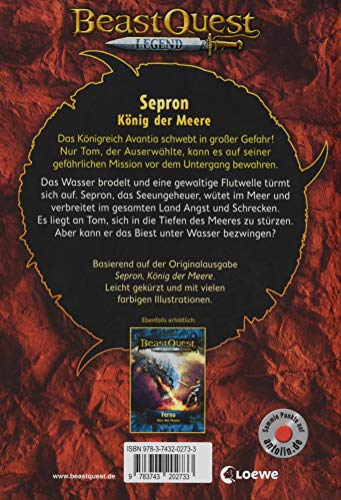 Beast Quest Legend 2 - Sepron, König der Meere: mit farbigen Illustrationen