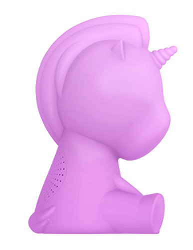BigBen Sound BTLSUNICORN - Altavoz Wireless Luminoso Unicornio portátil (15 W, Puerto USB, Jack 3.5 mm, Bluetooth, Distintos Colores y Efectos Luminosos) Color Blanco