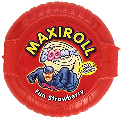 BOOMER MAXI ROLL FRESA ESTUCHE 12 UNIDADES CHICLE