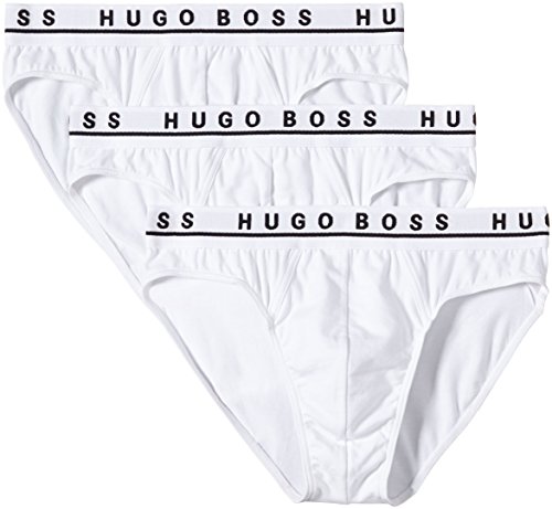 BOSS Mini 3p BM Slip, Blanco (White 100), Medium (Talla Fabricante: M) (Pack de 3) para Hombre