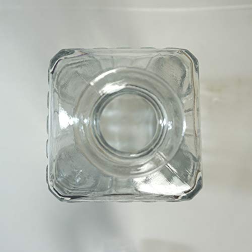 Botella Whisky Cristal Vidrio para Licores Licorera Decantador Vintage 1L Coñac Brandy Tallado - Jarra Licor Diseño Clasica Transparente Vino Vozka - Chupitos Ideal Botellas Regalo Vacia Decoracion.