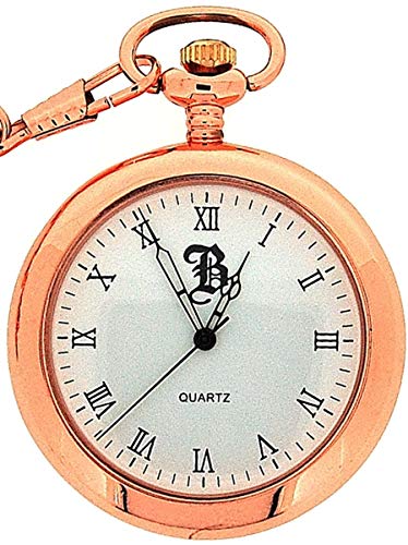 BOXX M5095.04 Rose/Roman - Reloj de Bolsillo, Correa de Metal Color Rosa