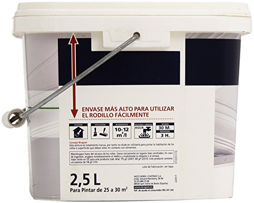 Bruguer - Techos pintura plástica mate - Color blanco luminoso - 2.5 l
