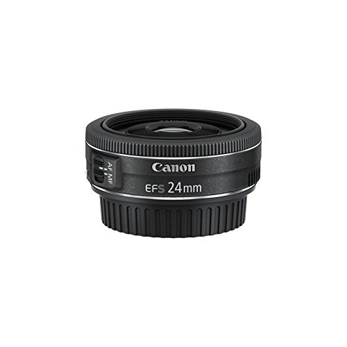Canon Pancake EF-S 24 mm f/2.8 STM - Objetivo para Canon, distancia focal 24 mm, apertura f/2.8, negro