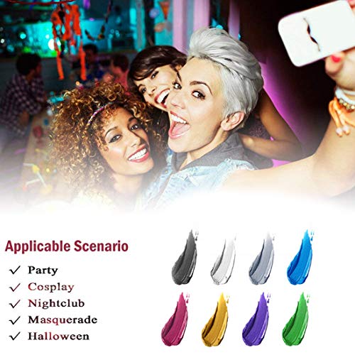Cera del color del pelo, peinado mate natural para party.osplay, Halloween (oro)