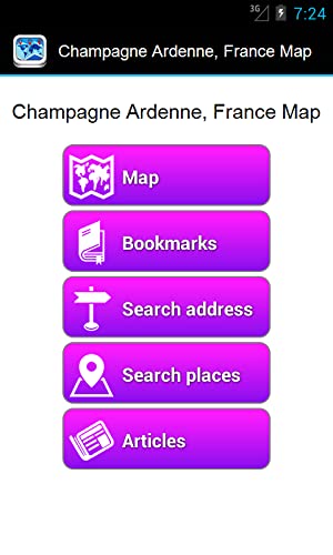 Champaña-Ardenas, Francia Guía y mapa: Duncan Cartography