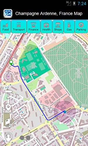 Champaña-Ardenas, Francia Guía y mapa: Duncan Cartography