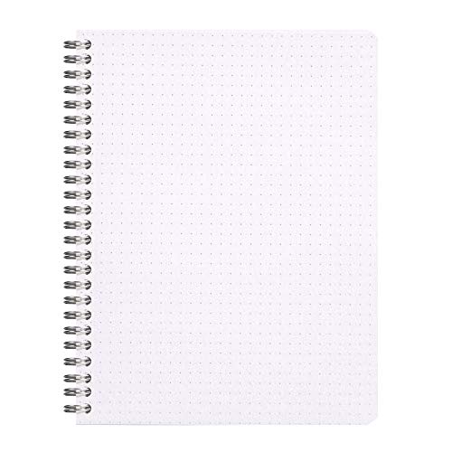Clairefontaine para Classic cuaderno de espiral 160 páginas Dot de puntos 16 x 21 cm 80 G Negro