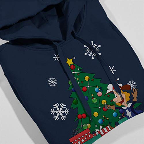 Cloud City 7 Albert The Fifth Musketeer Around The Christmas Tree Men's Hooded Sweatshirt