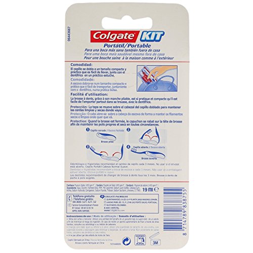 COLGATE kit viaje cepillo y crema dental