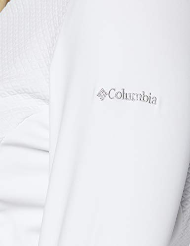 Columbia Roffe Ridge Forro Polar con Cremallera Completa, Mujer, Color: Blanco, Talla: L
