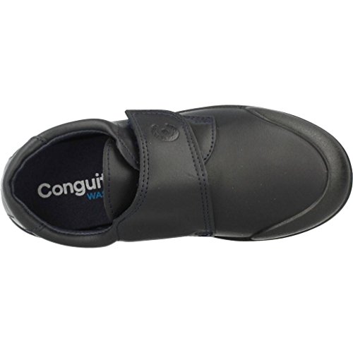 Conguitos Zapato Colegial Lavable Velcro, Cordones Derby Bebé, Azul Marino 2, 33 EU