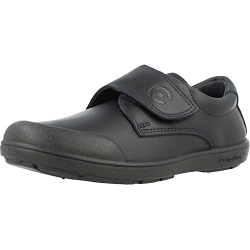 Conguitos Zapato Colegial Lavable Velcro, Cordones Derby Bebé, Azul Marino 2, 33 EU