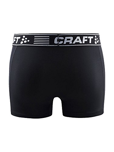 Craft – Calzoncillos Greatness Boxer de 3 Inch 2 m de 2 Pack, Hombre, Greatness Boxer 3-Inch 2-Pack M, Negro, Large