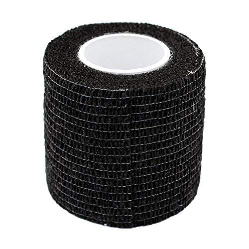 Cubierta de agarre de tatuaje - Sotica 6 Piezas Cinta de cubierta de agarre de tatuaje desechable Vendaje elástico autoadhesivo, Tubo de agarre de mango para accesorios de agarre de máquina de tatuaje
