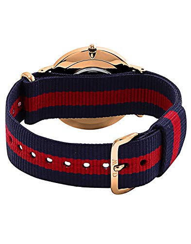 Daniel Wellington DW00100001 - Reloj de Pulsera para Hombre, Blanco/Plata