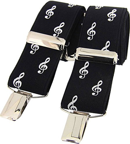 David Van Hagen Negro/Blanco Clef agudo Música tirantes