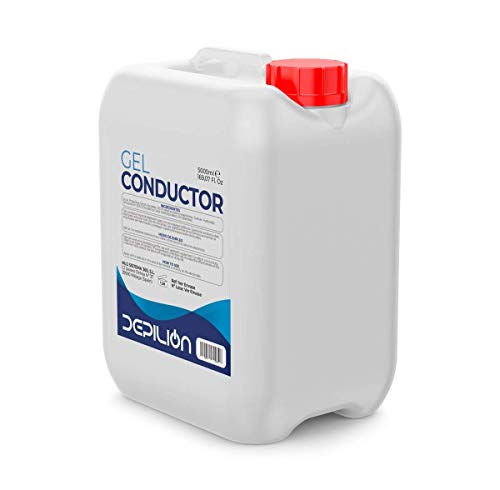 DEPILION Gel de ultrasonidos 5 litros / 5l Garrafas Gel Conductor Laser, Cavitacion, IPL