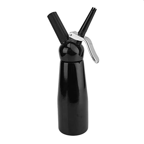 Dispensador de crema batida - Fabricante de espuma de batido con sifón para batir de crema batida profesional para deliciosas cremas batidas hechas en casa Salsas Postres y licores infundidos, 500 ml