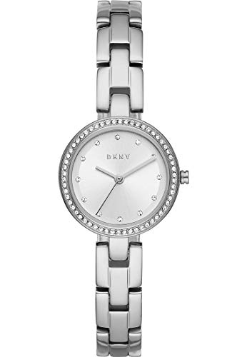 DKNY - Reloj de Acero Inoxidable de Tres manecillas City Link para Mujer - NY2824