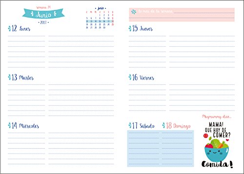 Dohe Muymummy - Agenda 2017, semana vista, 15 x 21 cm