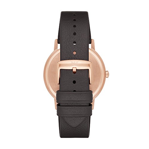 Emporio Armani Reloj Analogico para Hombre de Cuarzo con Correa en Cuero AR11011