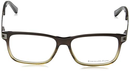 Ermenegildo Zegna Brillengestelle EZ5076 Monturas de gafas, Gris (Gr), 55.0 para Hombre