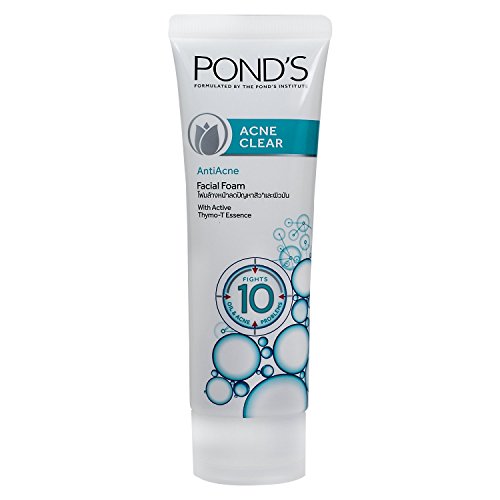 Estanque del acné claro blanco Multi acción espuma 50 G