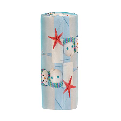 Estuche para lápices, muñeco de nieve, cóctel, estrella de mar, playa, estuche para cosméticos, herramientas de maquillaje, bolsa de almacenamiento