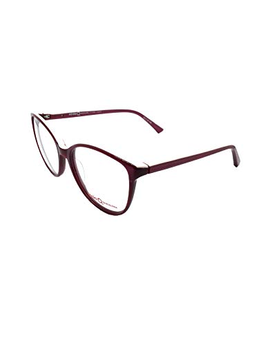 Etnia Barcelona YORK BXPK 53,gafa vista mujer,montura oversize en rojo granate nacarado.