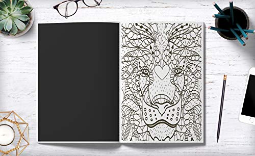 Fabulosos Animales: Un libro de colorear para adultos - Un regalo para liberar tensiones coloreando, dirigido a hombres, mujeres y adolescentes que deseen relajarse y aliviar el estrés