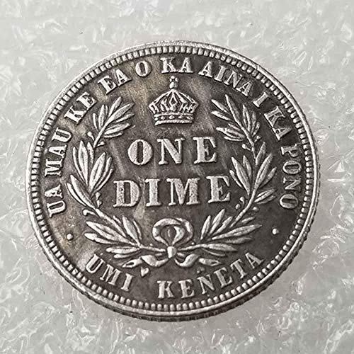 FKaiYin 1883 Hawaii - Moneda de réplica de Morgan Antiguo, Monedas Antiguas Americanas, Moneda Conmemorativa de Estados Unidos, Moneda de níquel Divertida, Experiencia Futura
