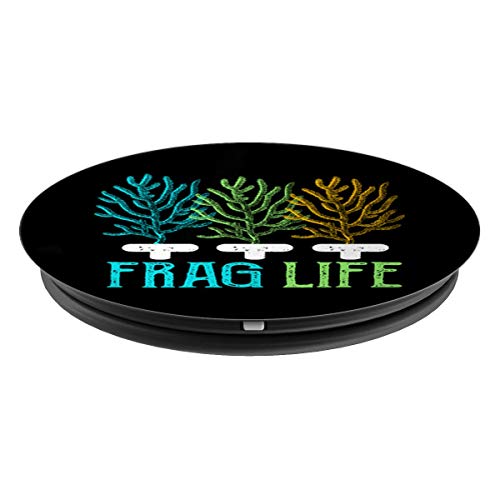 Frag Life Coral Reef | Fish Tank & Marine Biology Fish Gift PopSockets Agarre y Soporte para Teléfonos y Tabletas